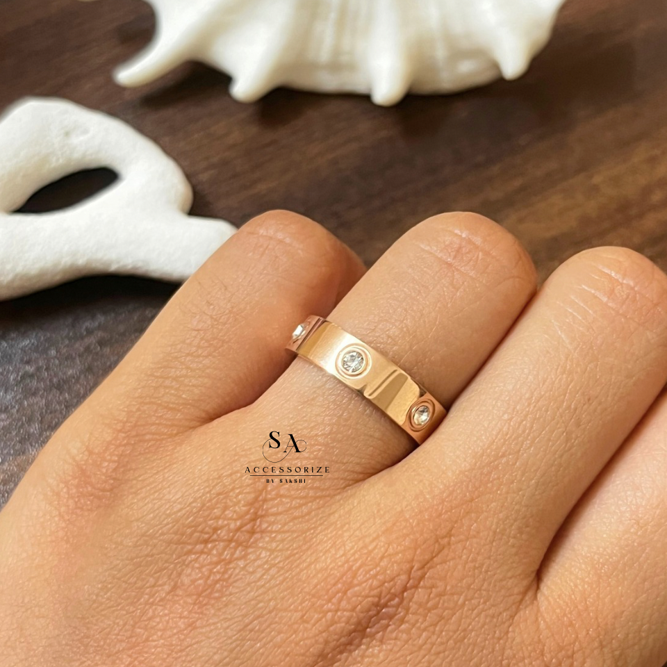 Rosegold stone band