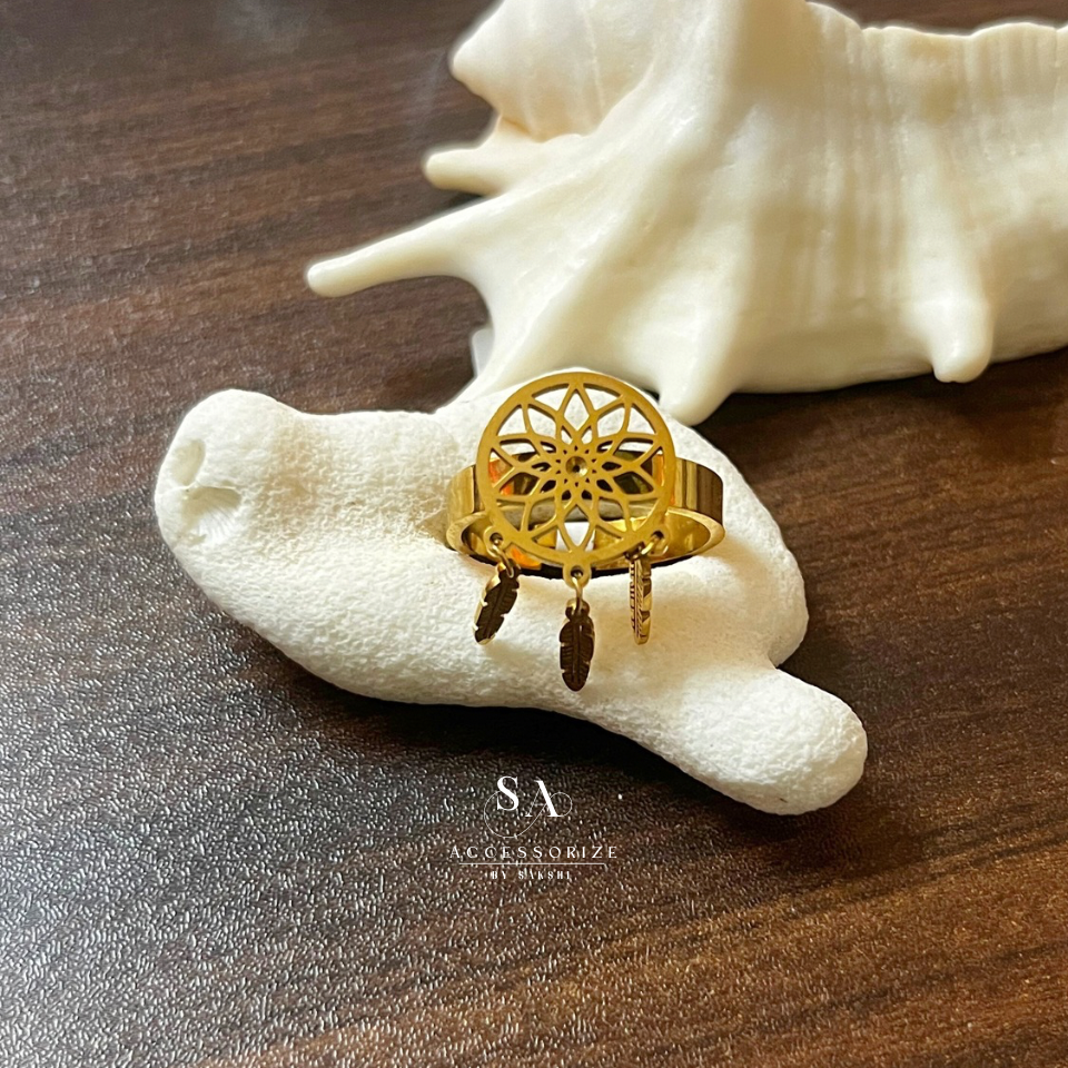 Dreamcatcher ring