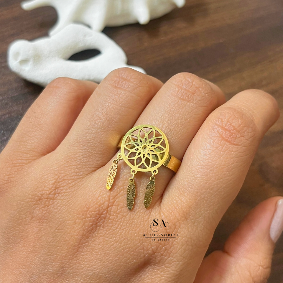 Dreamcatcher ring
