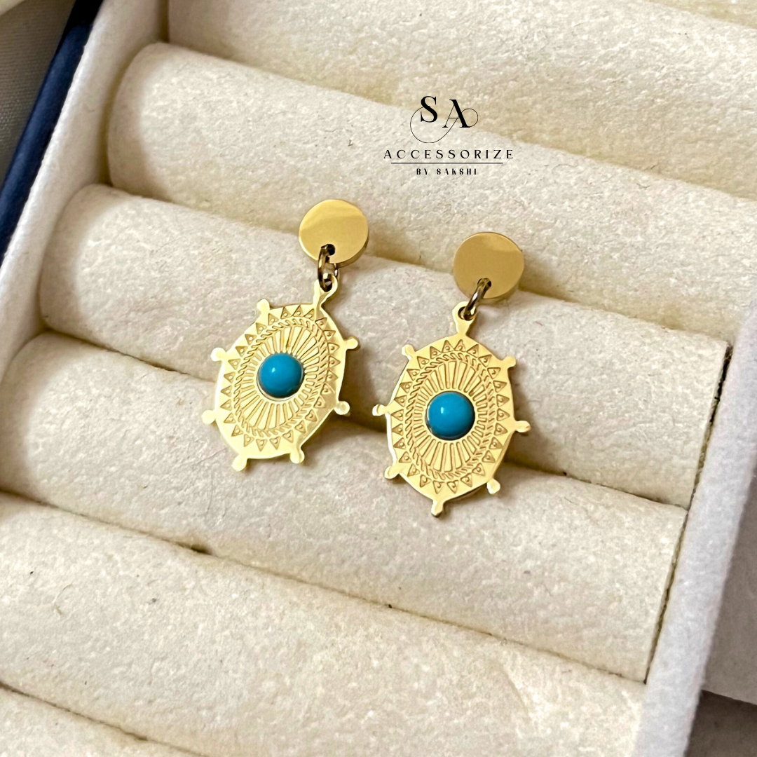 Gold illuminati danglers
