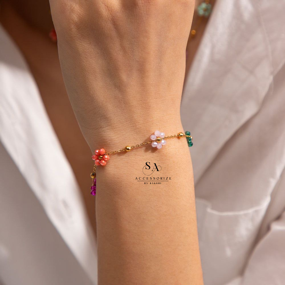 Colorful beaded bracelet