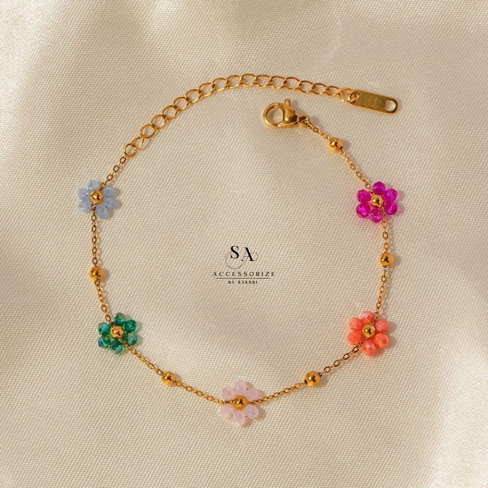 Colorful beaded bracelet