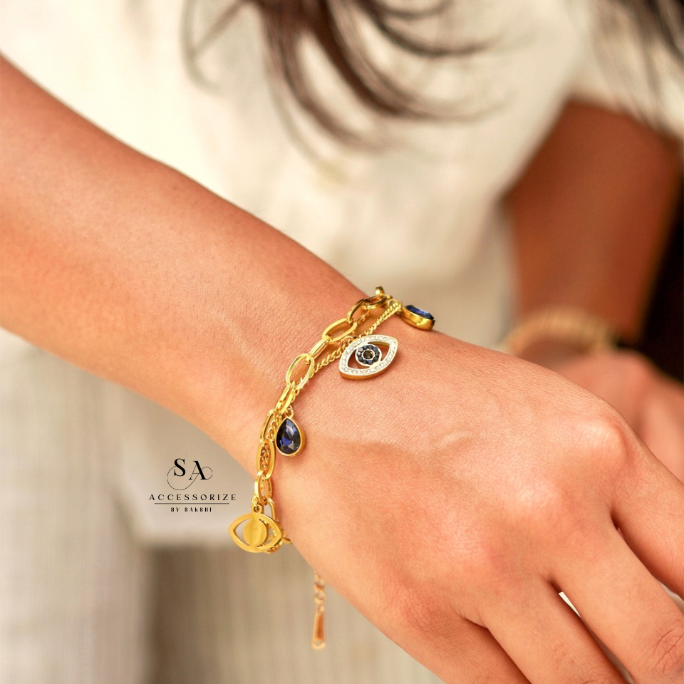 Evil eye bracelet