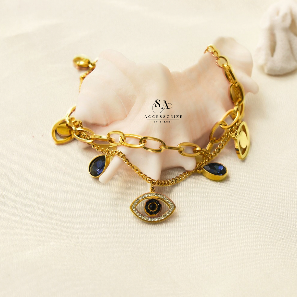 Evil eye bracelet