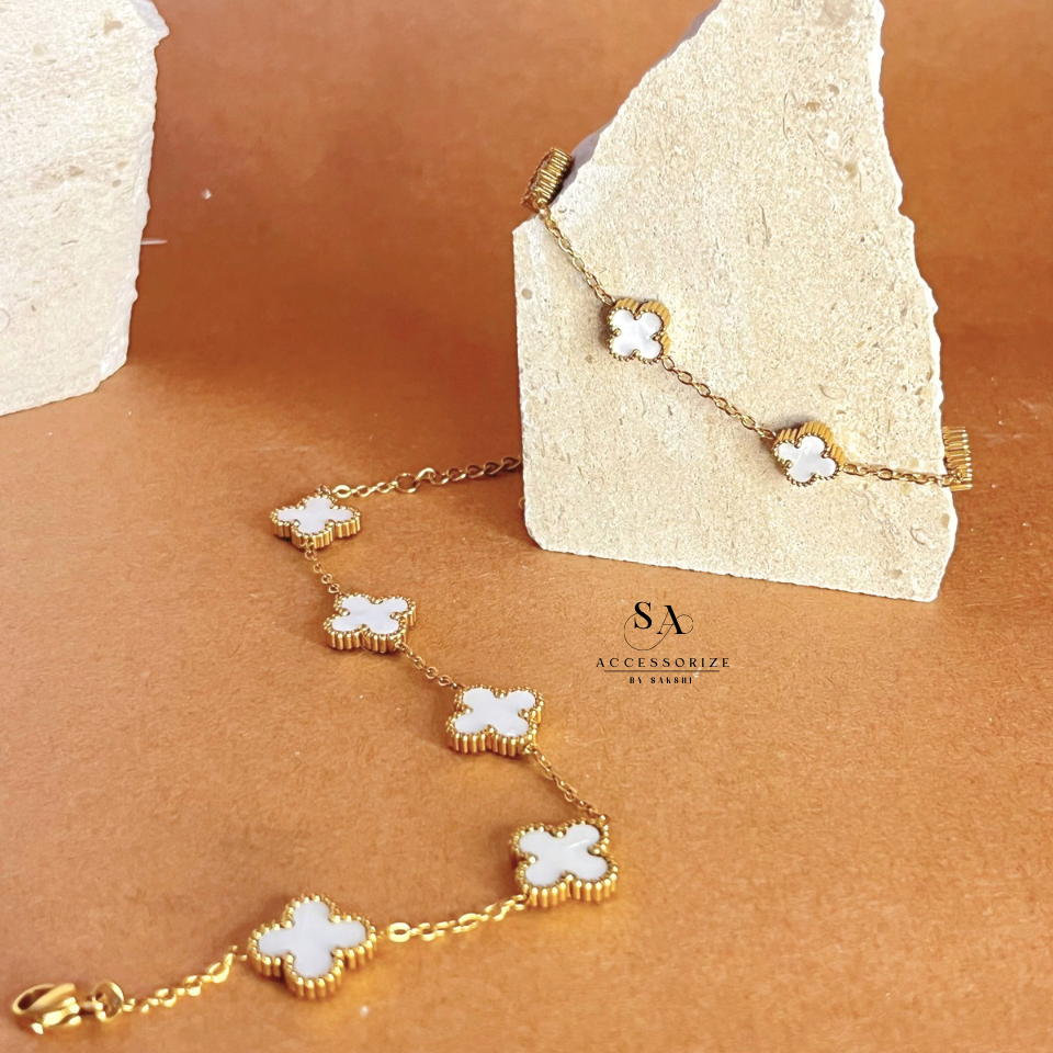 White clover bracelet