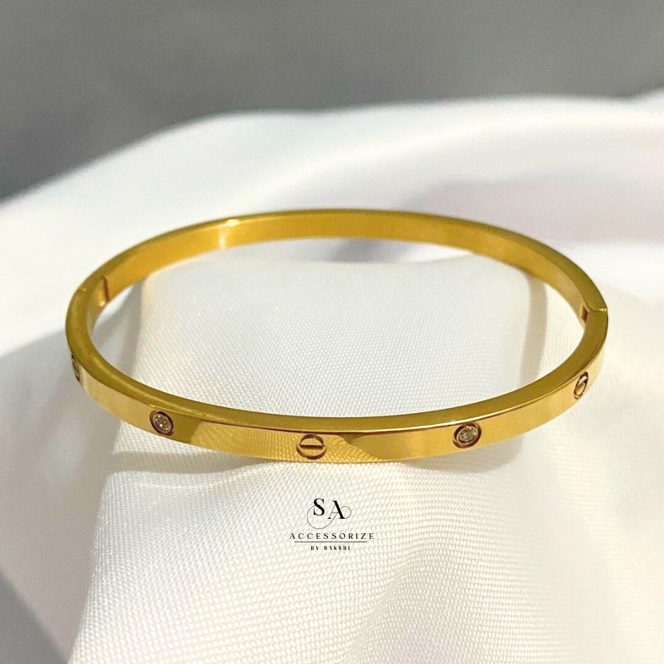 Thin love bracelet