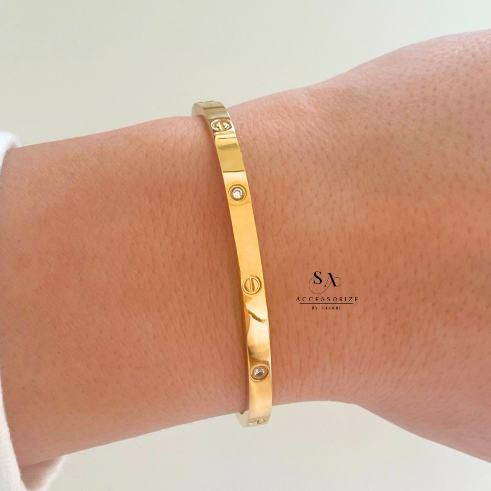 Thin love bracelet
