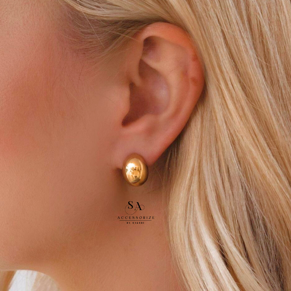 Oval kylie studs