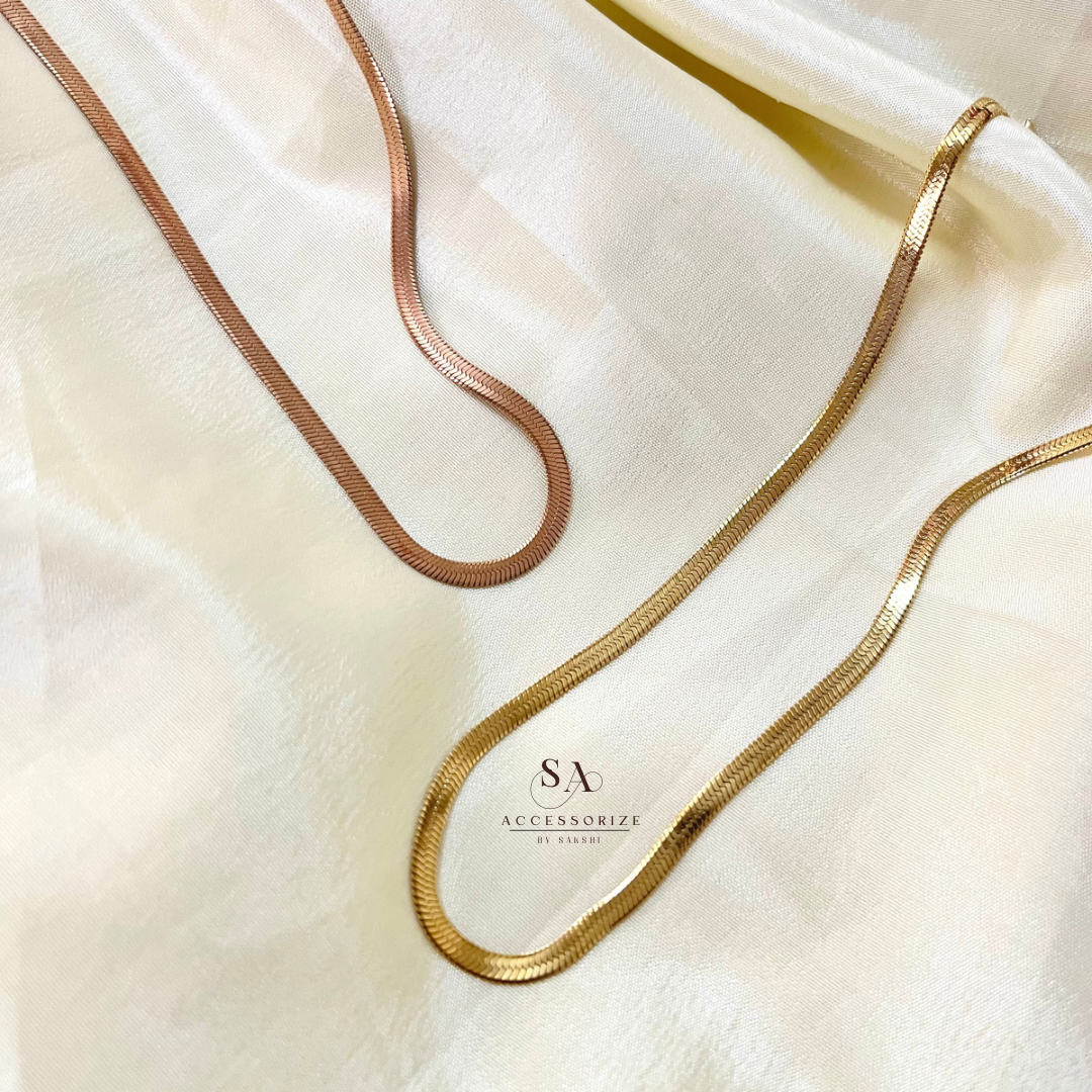 Everyday gold snake chain