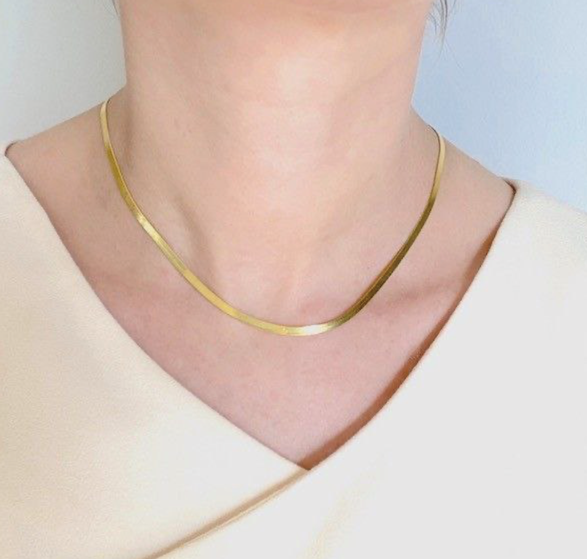 Everyday gold snake chain