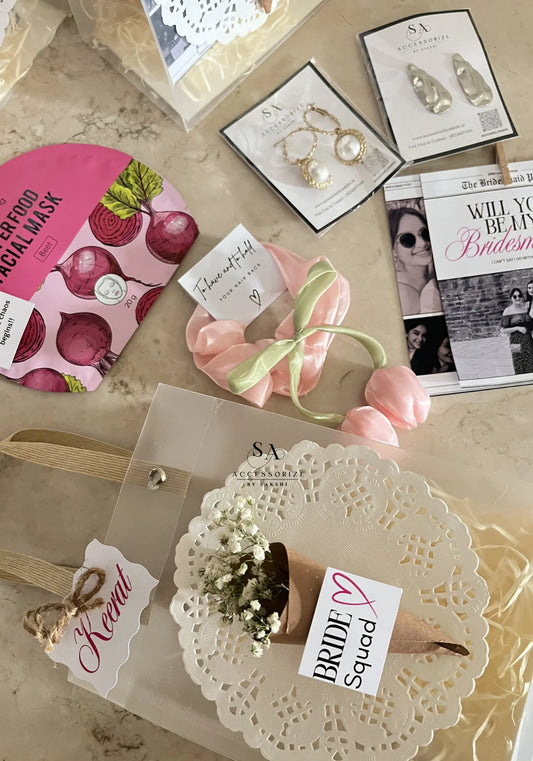 Bridesmaid gift hamper