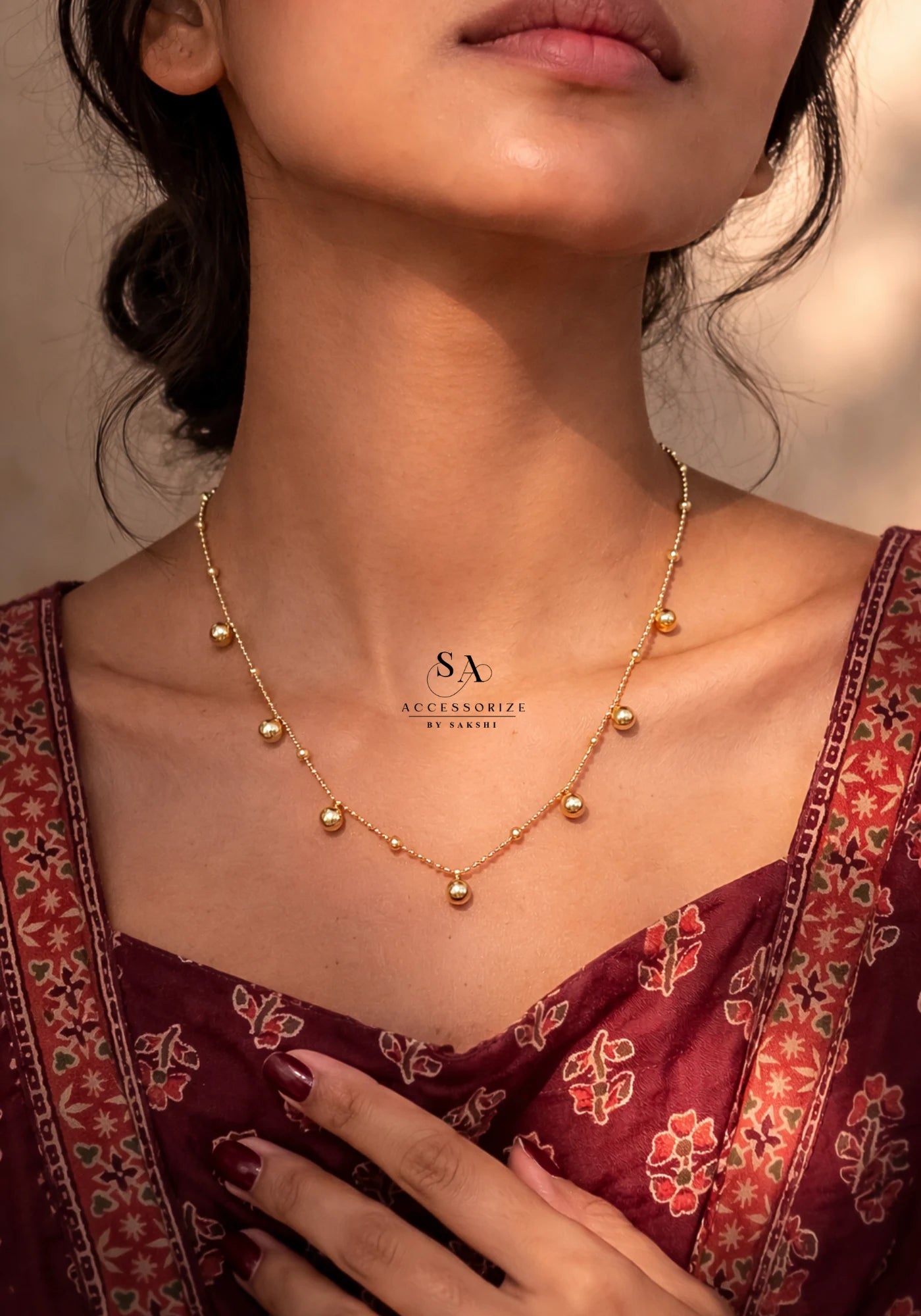 Drew drop necklace