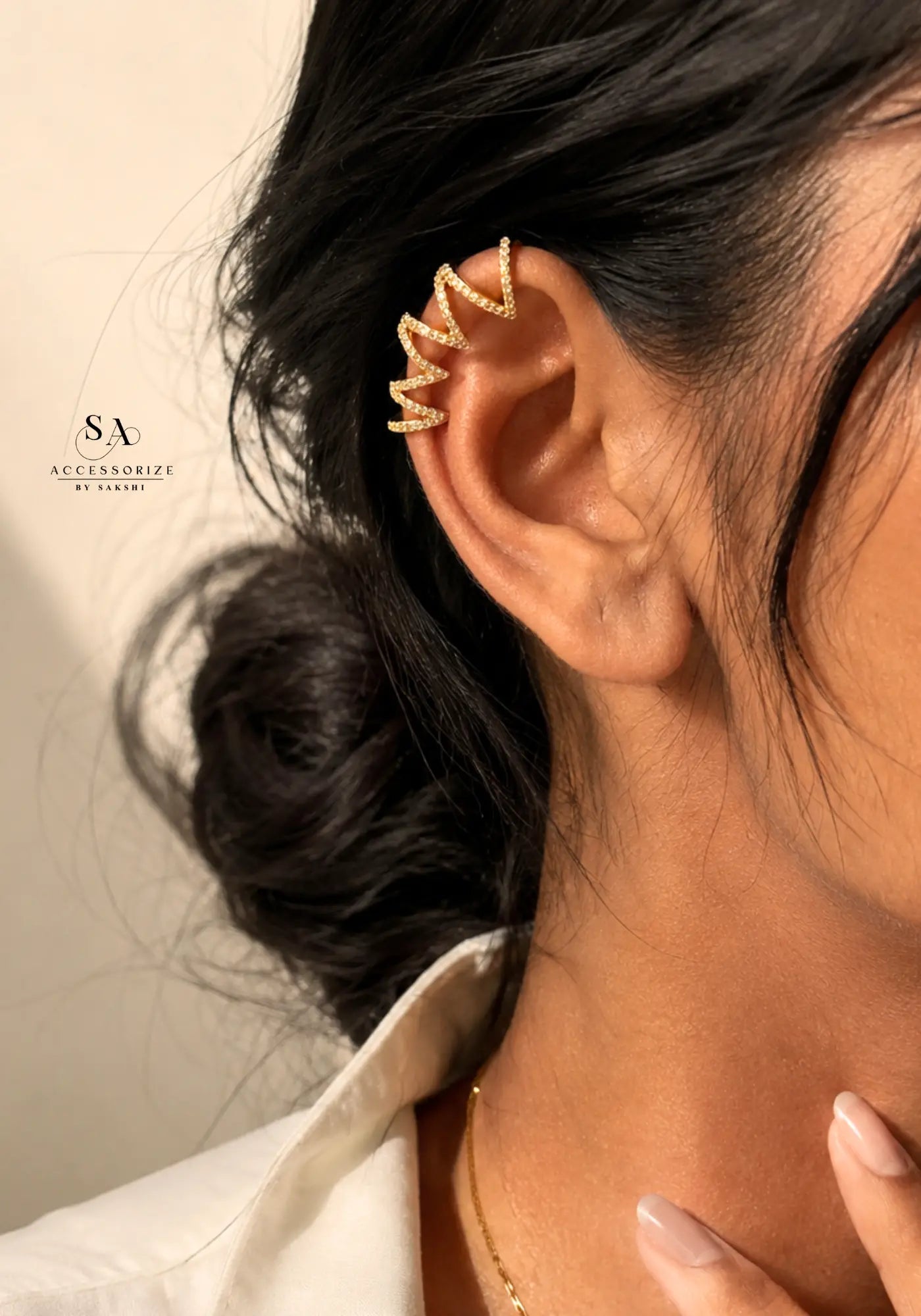 Zig zag earcuff