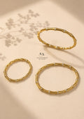 Studded bamboo bracelet