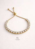 Statement tennis bracelet