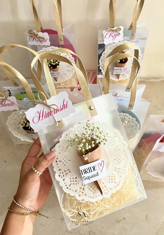 Bridesmaid gift hamper