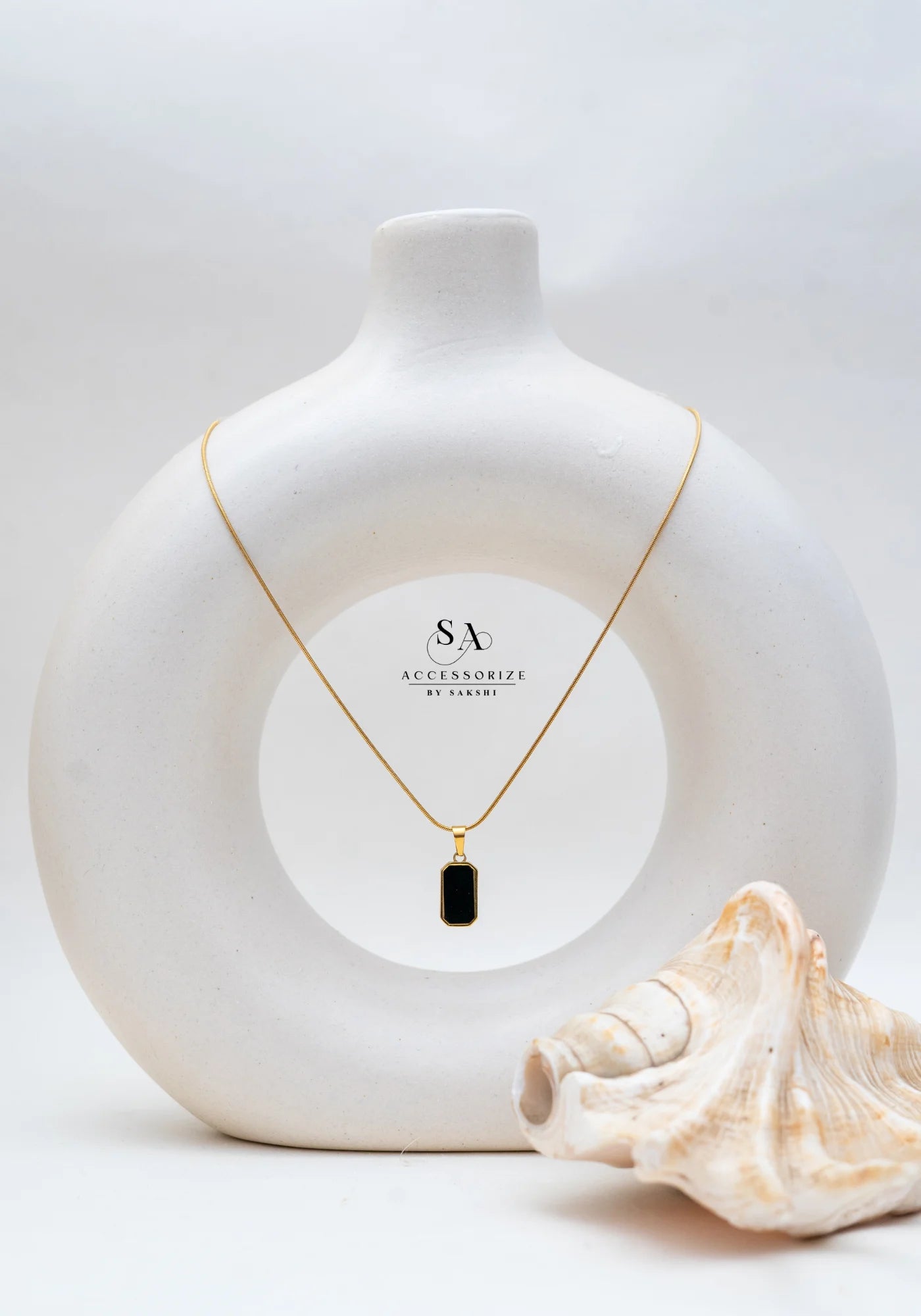 Sable reversible necklace