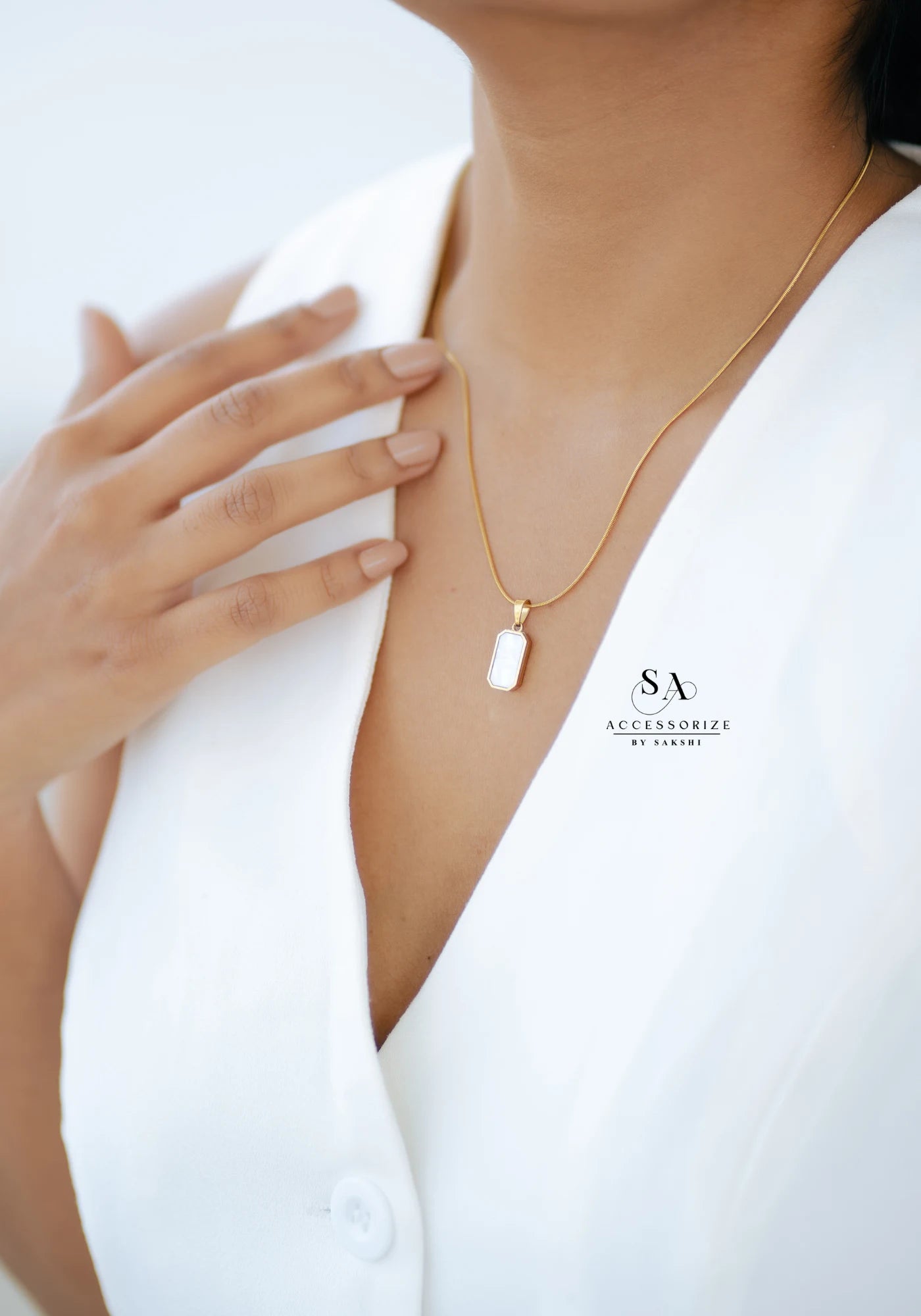 Sable reversible necklace