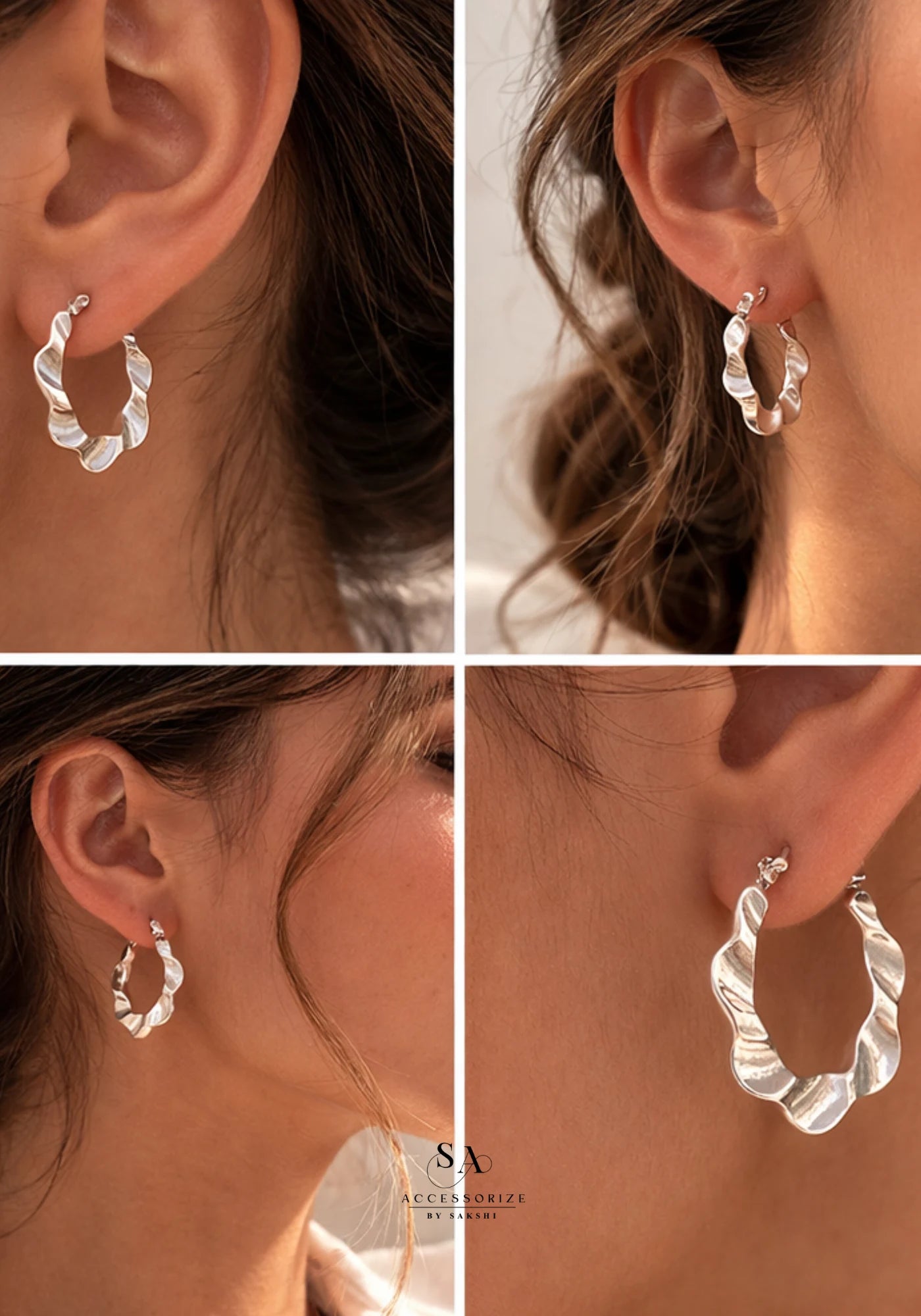 Wavy hoops